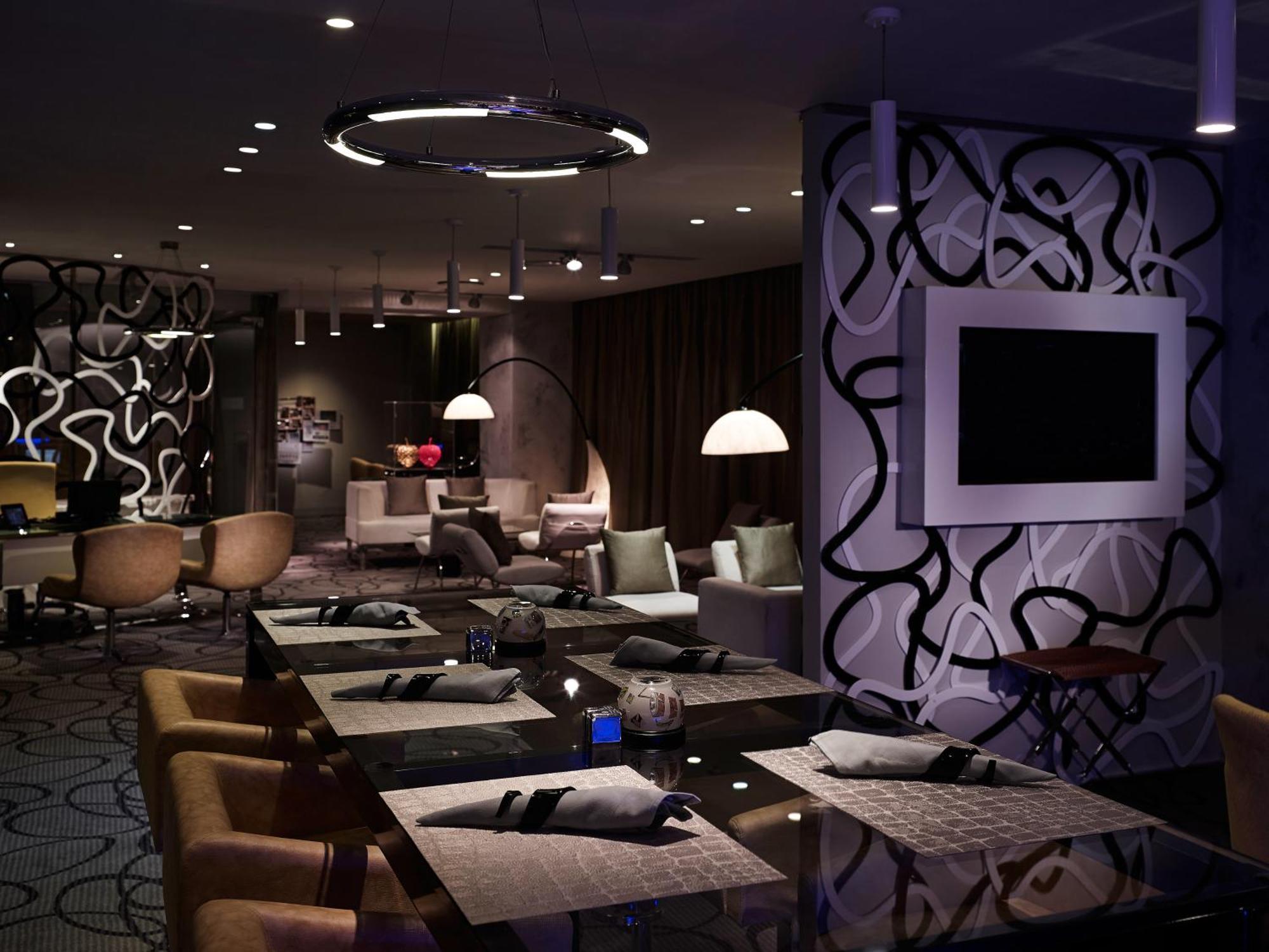 Pullman Jakarta Central Park Экстерьер фото 3D rendering of a restaurant interior